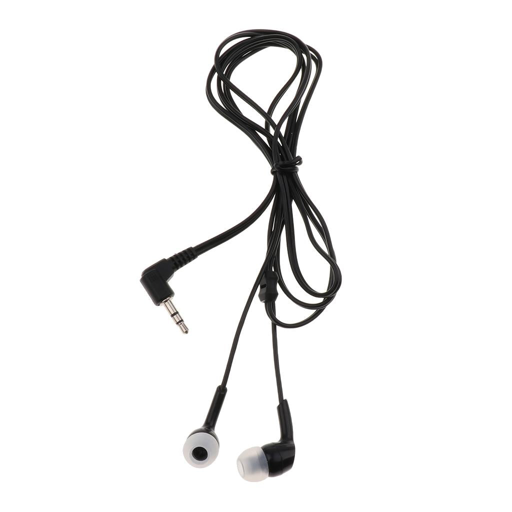 Portable Bend Plug Headphones Wireless Earphone Headset Headphone Black