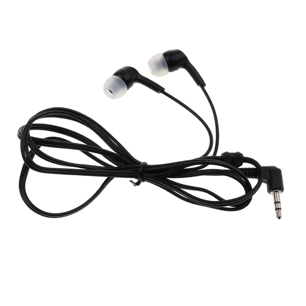 Portable Bend Plug Headphones Wireless Earphone Headset Headphone Black