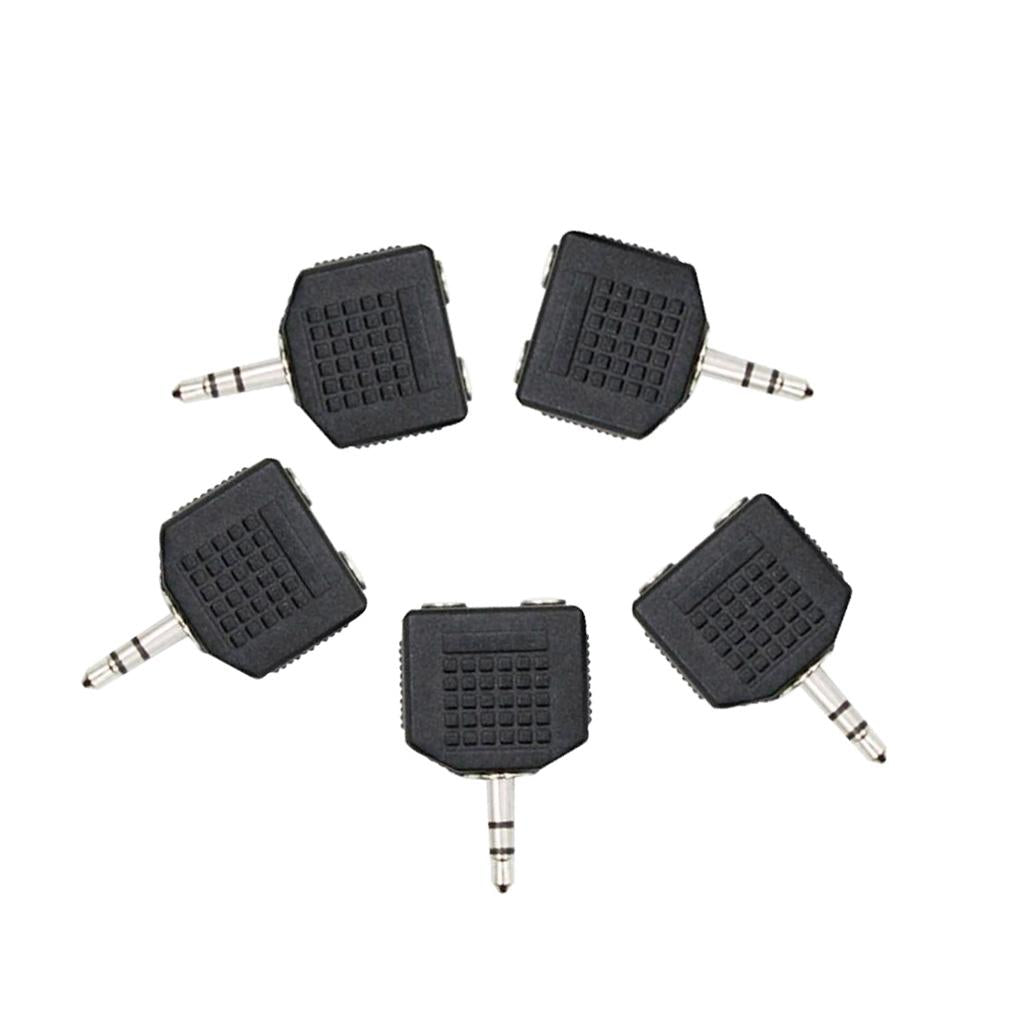 5 Pieces F-41 Audio Output Connector 3.5mm to 3.5mm Audio Jack Plug