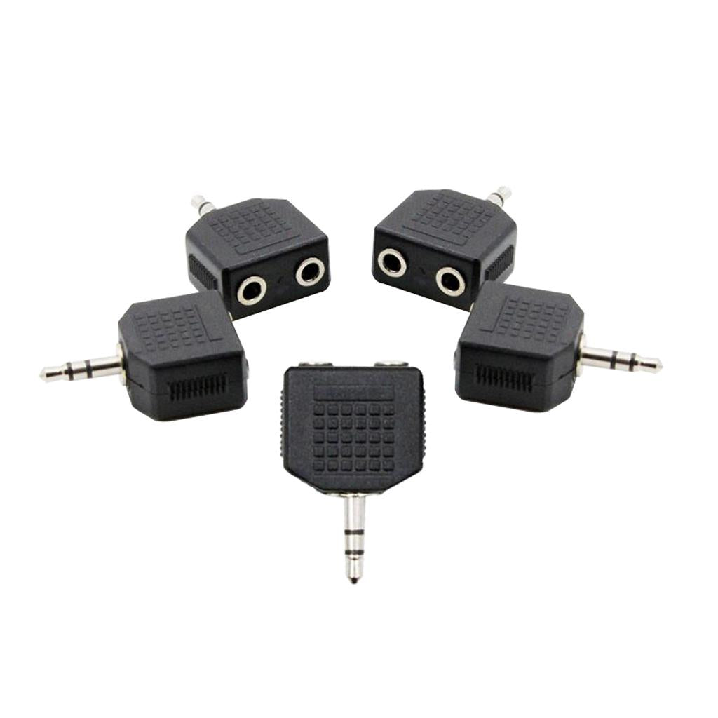5 Pieces F-41 Audio Output Connector 3.5mm to 3.5mm Audio Jack Plug