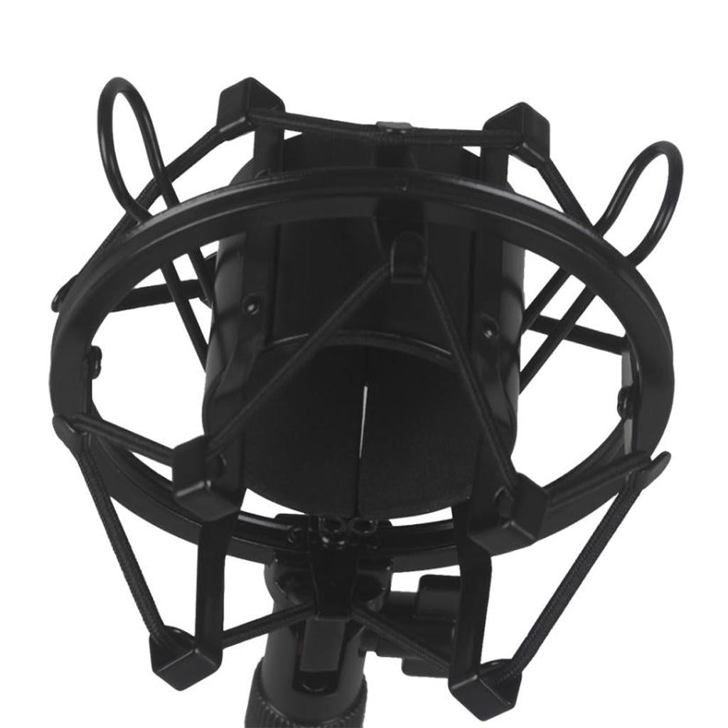 Studio Microphone Shock Mount Stand Clip for Computer Condenser Microphone