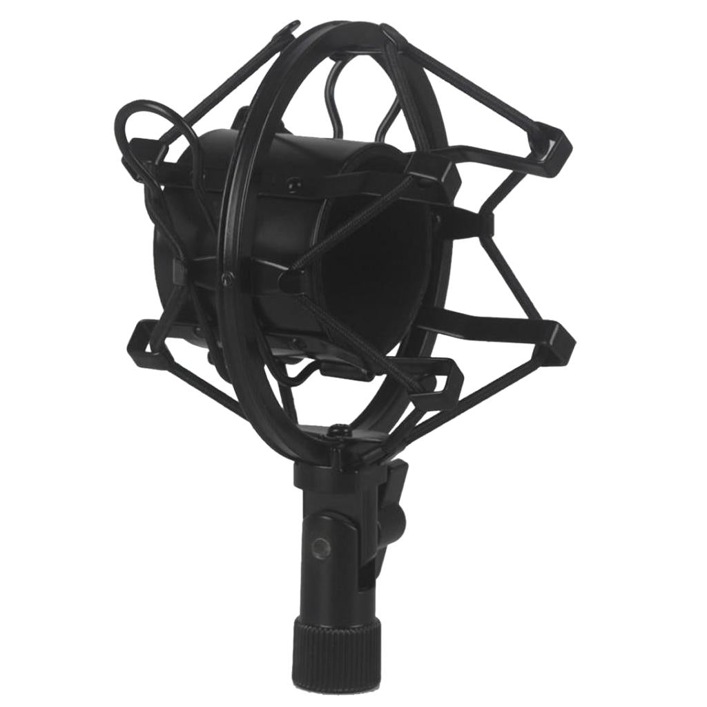 Studio Microphone Shock Mount Stand Clip for Computer Condenser Microphone