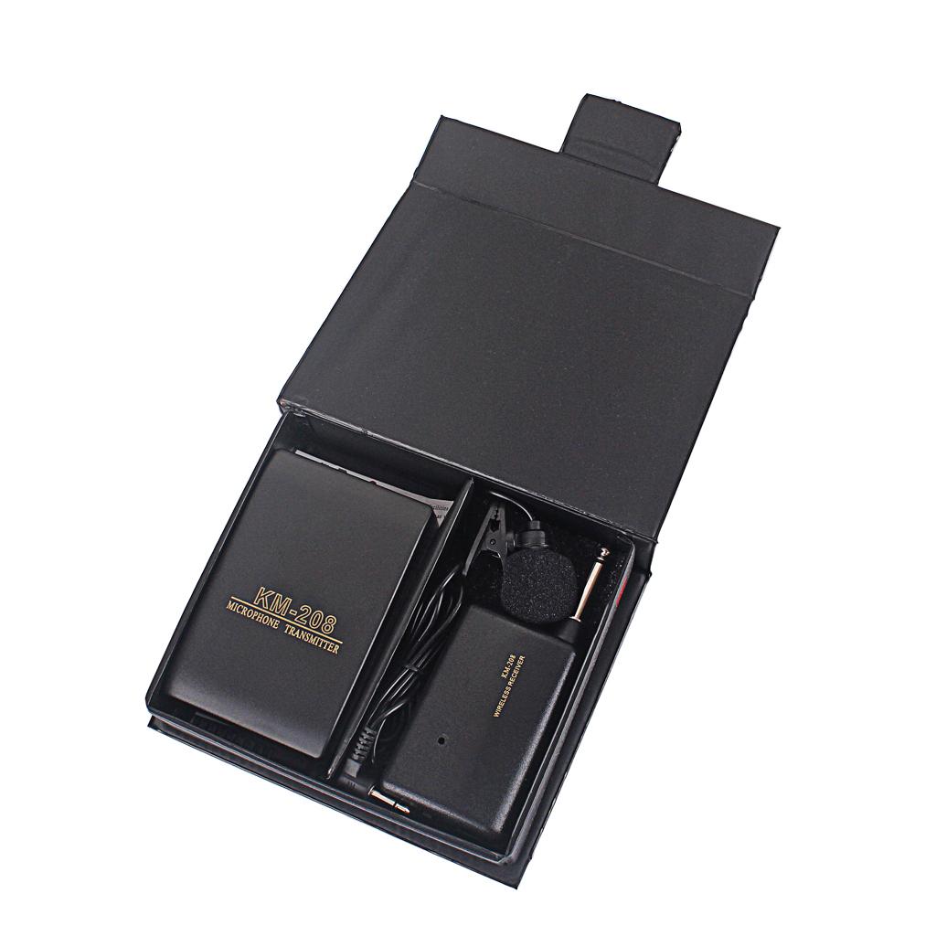 Wireless Transmitter Receiver Lavalier Lapel Clip Mic Microphone System