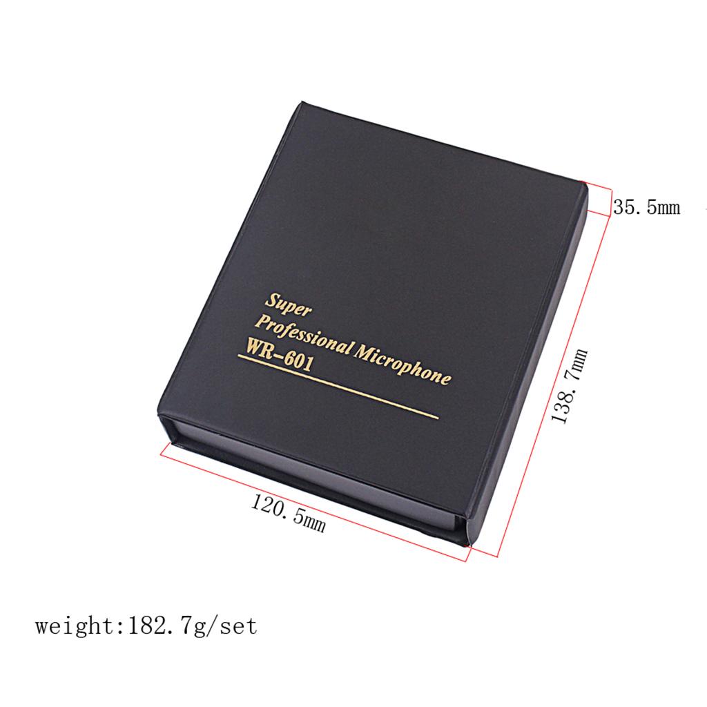 Mini Wireless FM Transmitter Receiver Lavalier Lapel Clip Microphone System