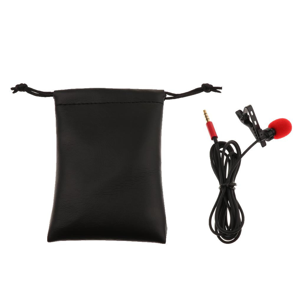 Clip-on 3.5mm Microphone Red