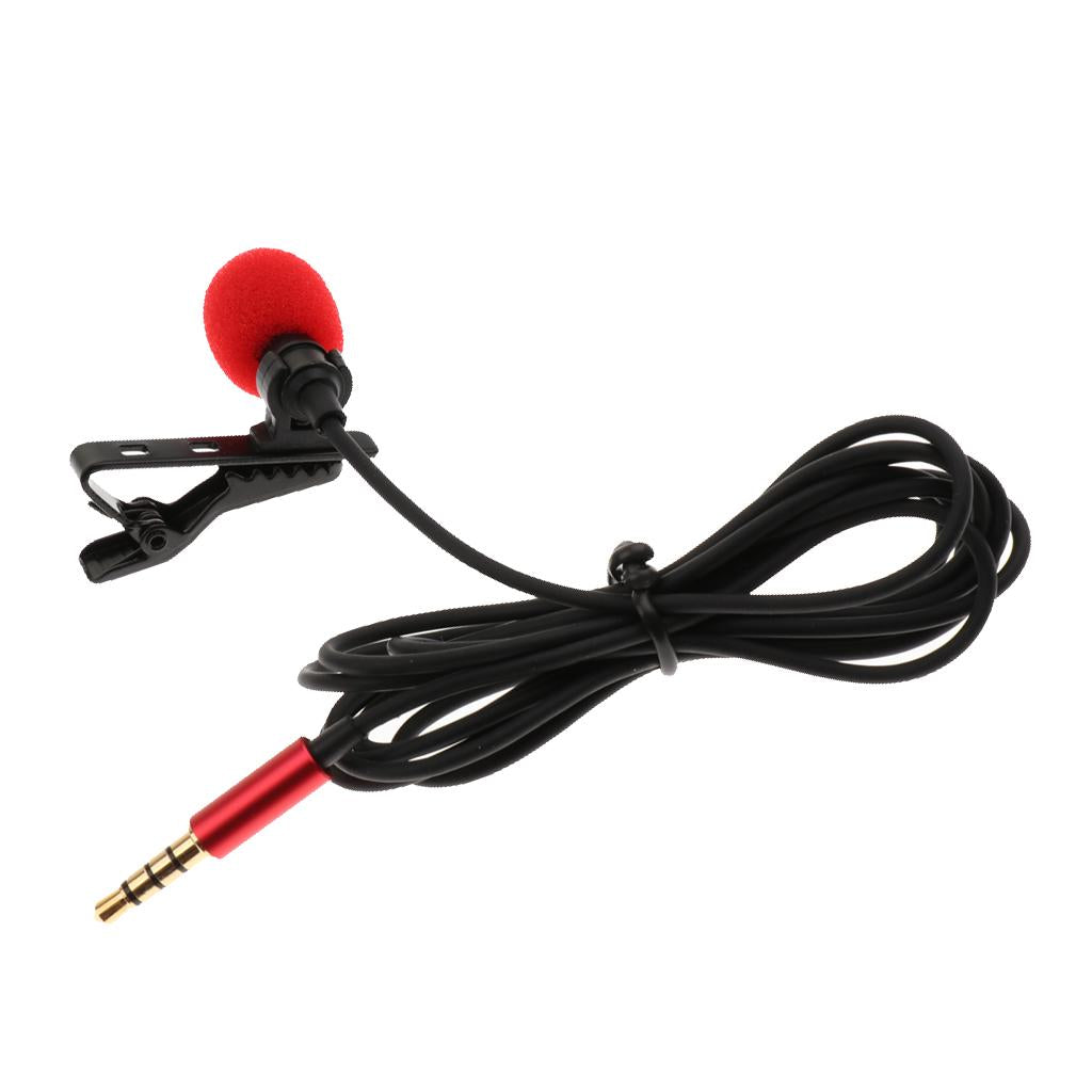 Clip-on 3.5mm Microphone Red