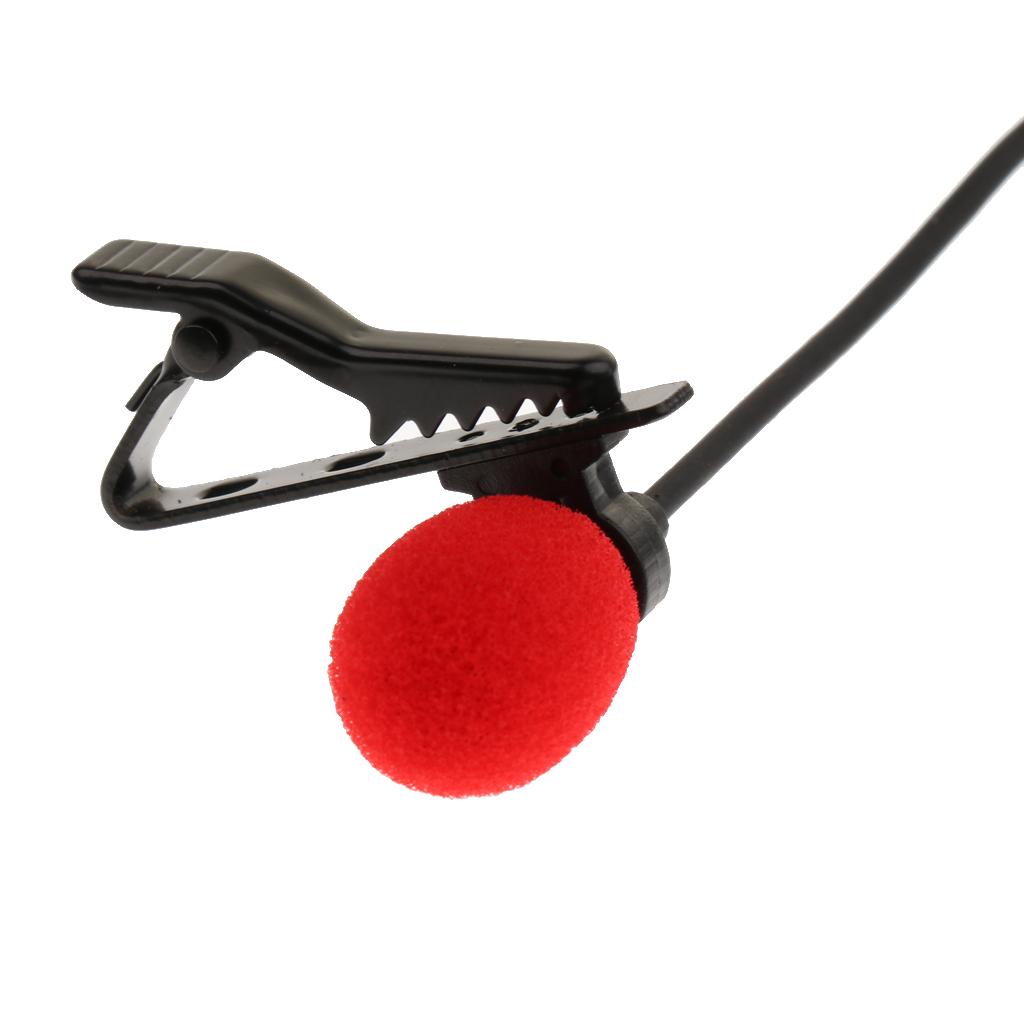 Clip-on 3.5mm Microphone Red