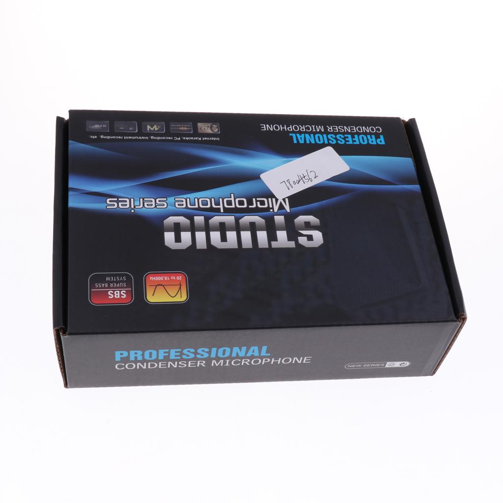 Mini Handheld Condenser Microphone for Phone Laptop KTV Karaoke Pink