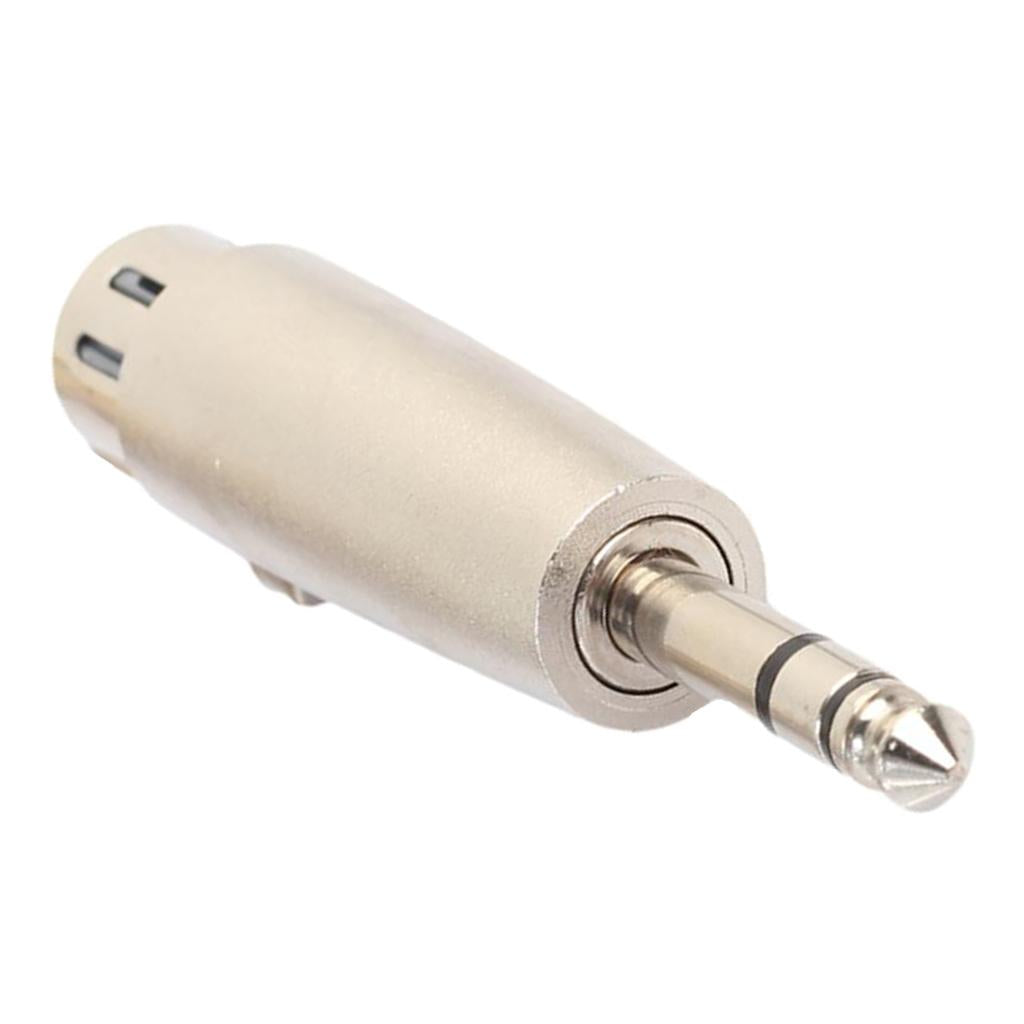 Zinc Alloy 6.35mm Stereo Male to XLR Female Audio Adapter Converter