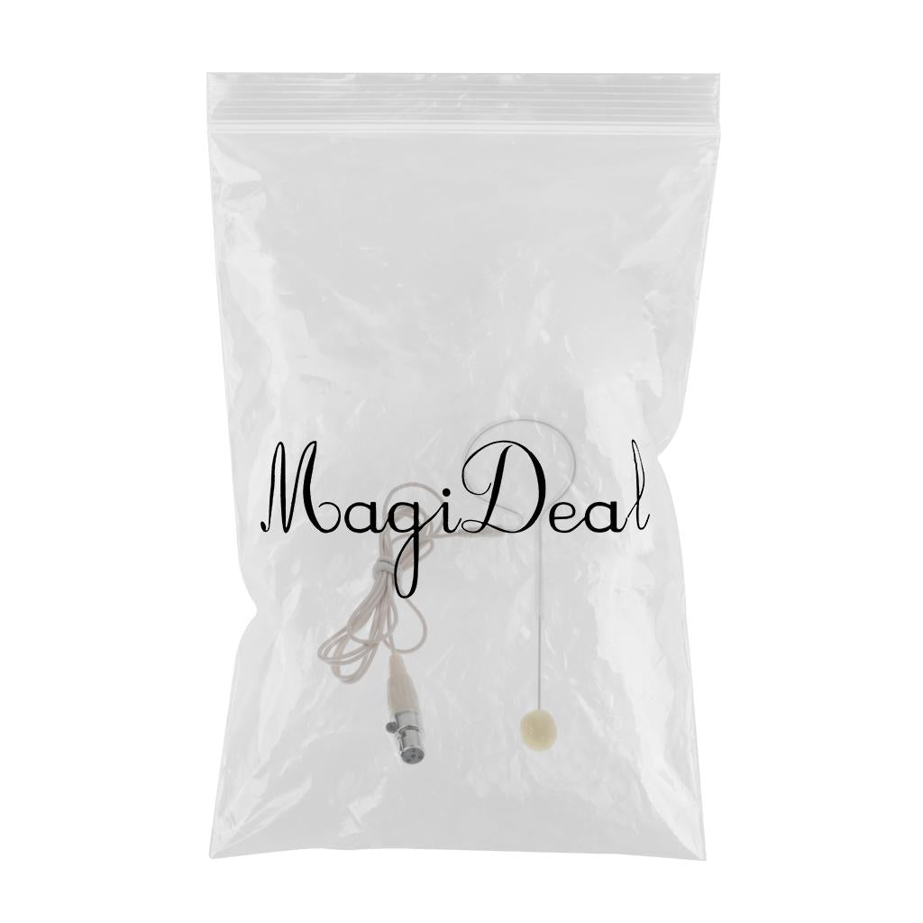 1 Piece Single Ear Hook Mono Microphone for Meeting Course 4 Pin XLR