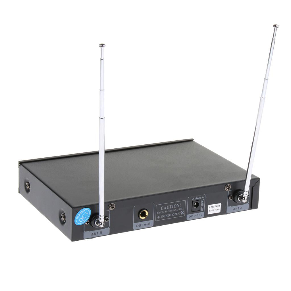 Universal Wireless Microphone w/Microphone Connection Cable for KTV