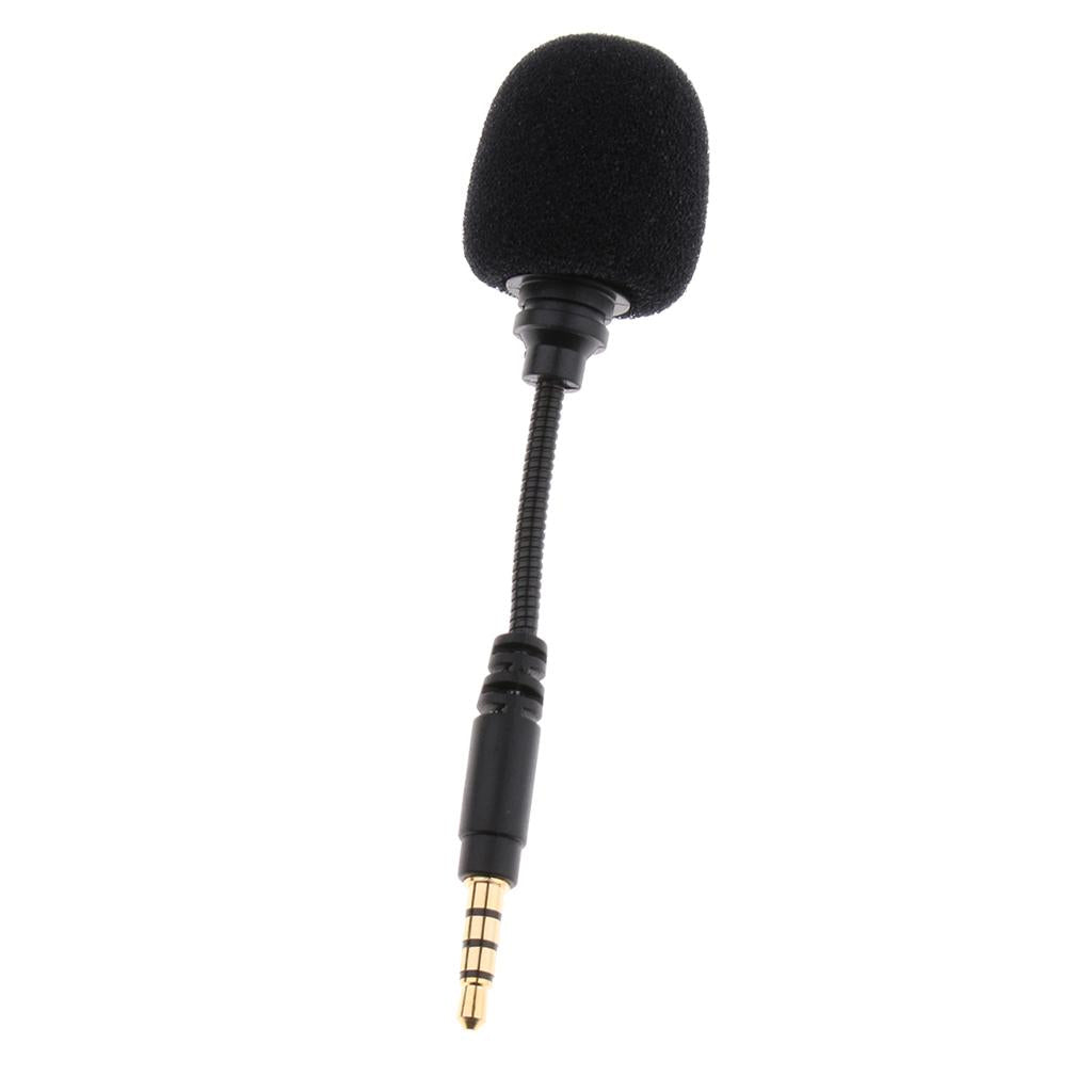 Mini Condenser Microphone Mono 3.5mm Plug-in Mic for PC Laptop Computer