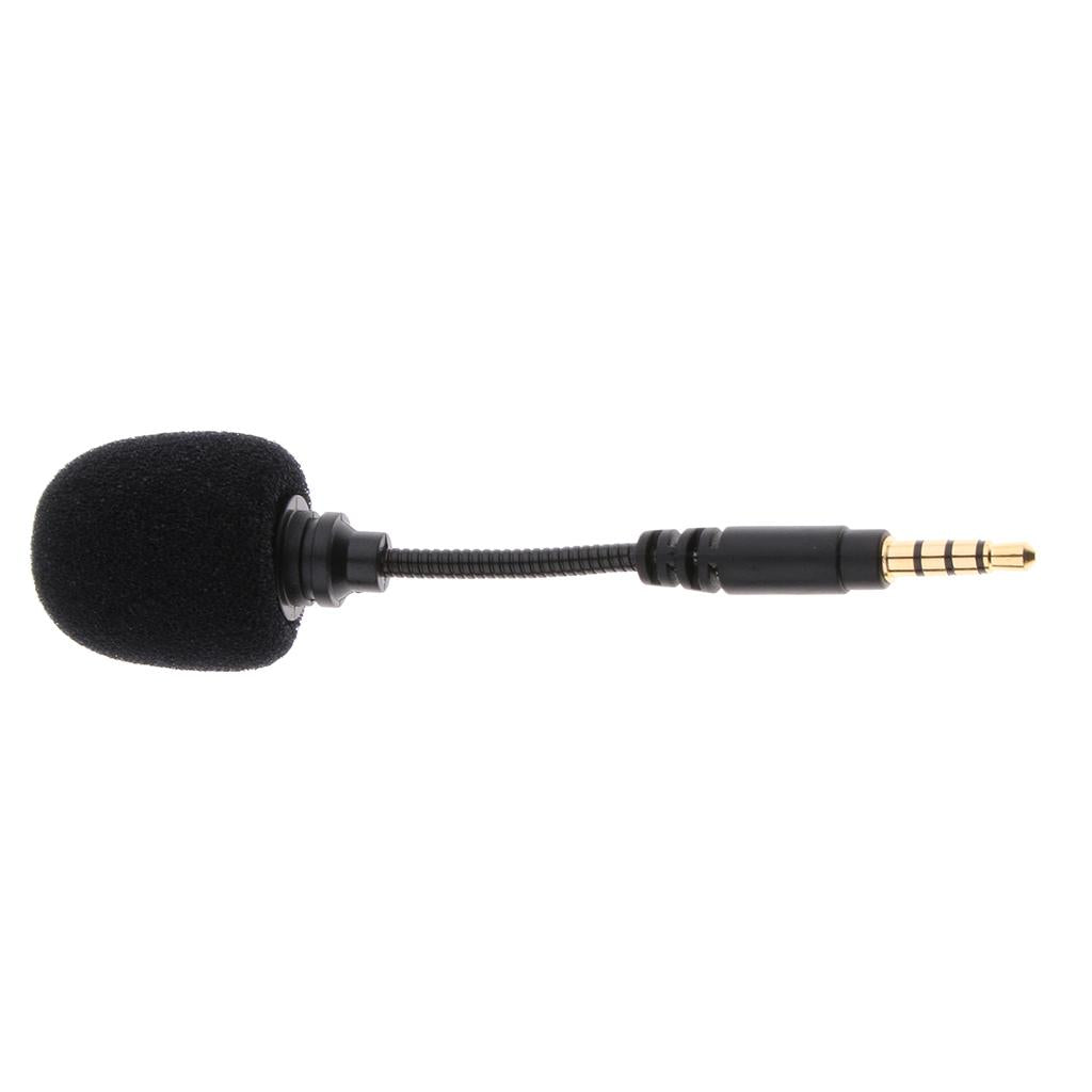Mini Condenser Microphone Mono 3.5mm Plug-in Mic for PC Laptop Computer