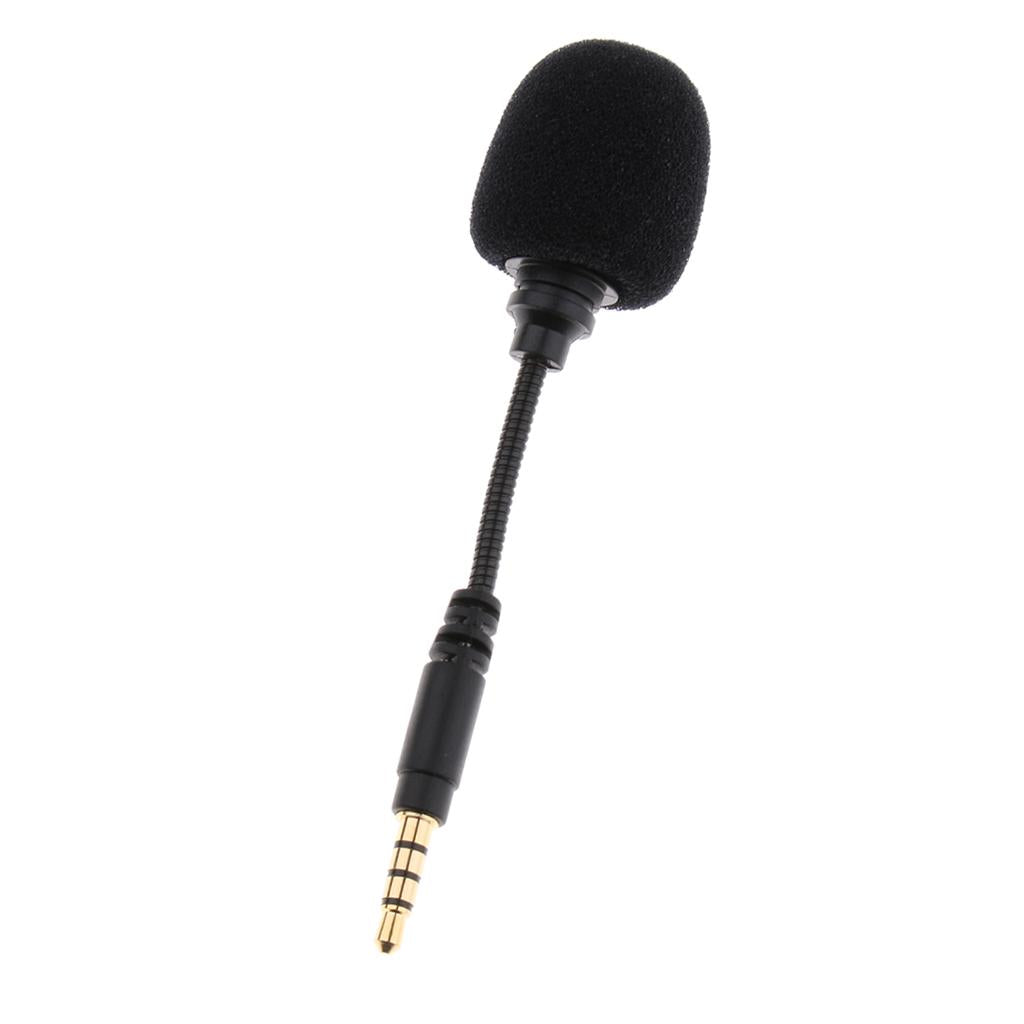 Mini Condenser Microphone Mono 3.5mm Plug-in Mic for PC Laptop Computer