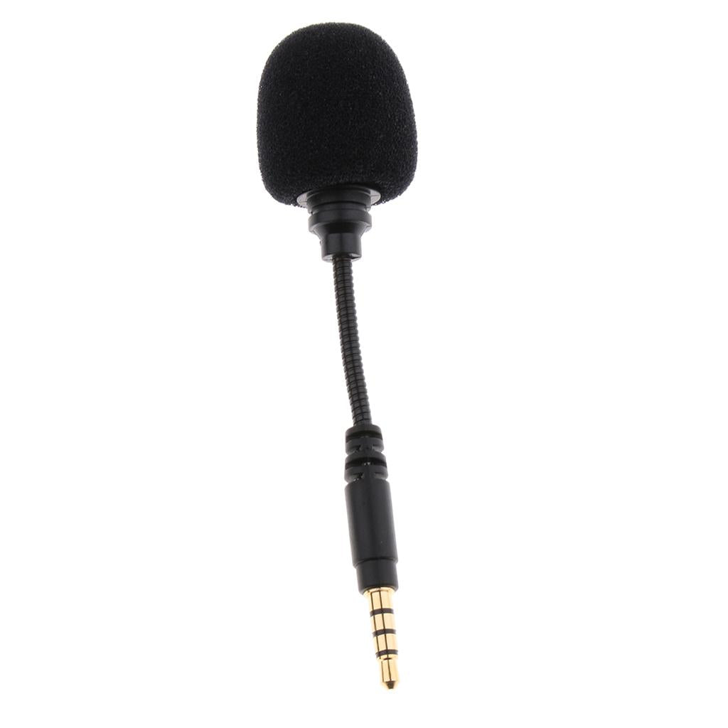 Mini Condenser Microphone Mono 3.5mm Plug-in Mic for PC Laptop Computer
