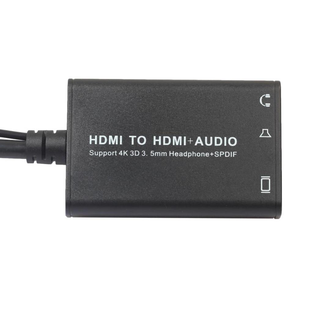 4K HDMI Audio Extractor Male to Female Audio Converter Decoder Separator