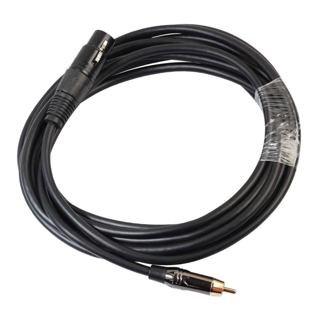 RCA Male to XLR Female Cable Cord Microphone Audio Connector Wire 300cm