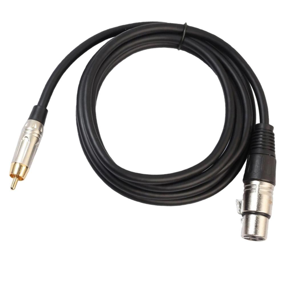 XLR Female to 3.5mm Connector Cable Microphone Cord Speaker for Microphone