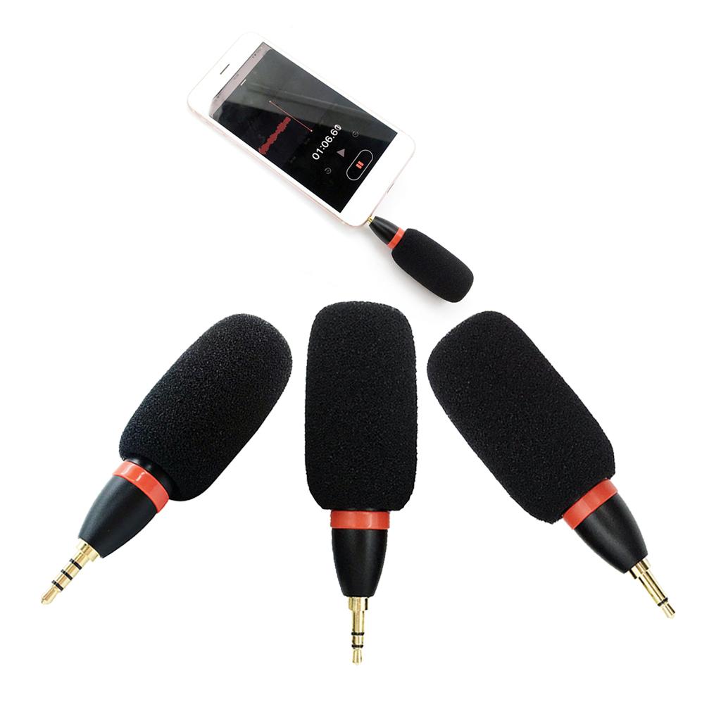 Durable Mini Condenser Microphone Mic 3.5mm 4 Pole CITA Interface
