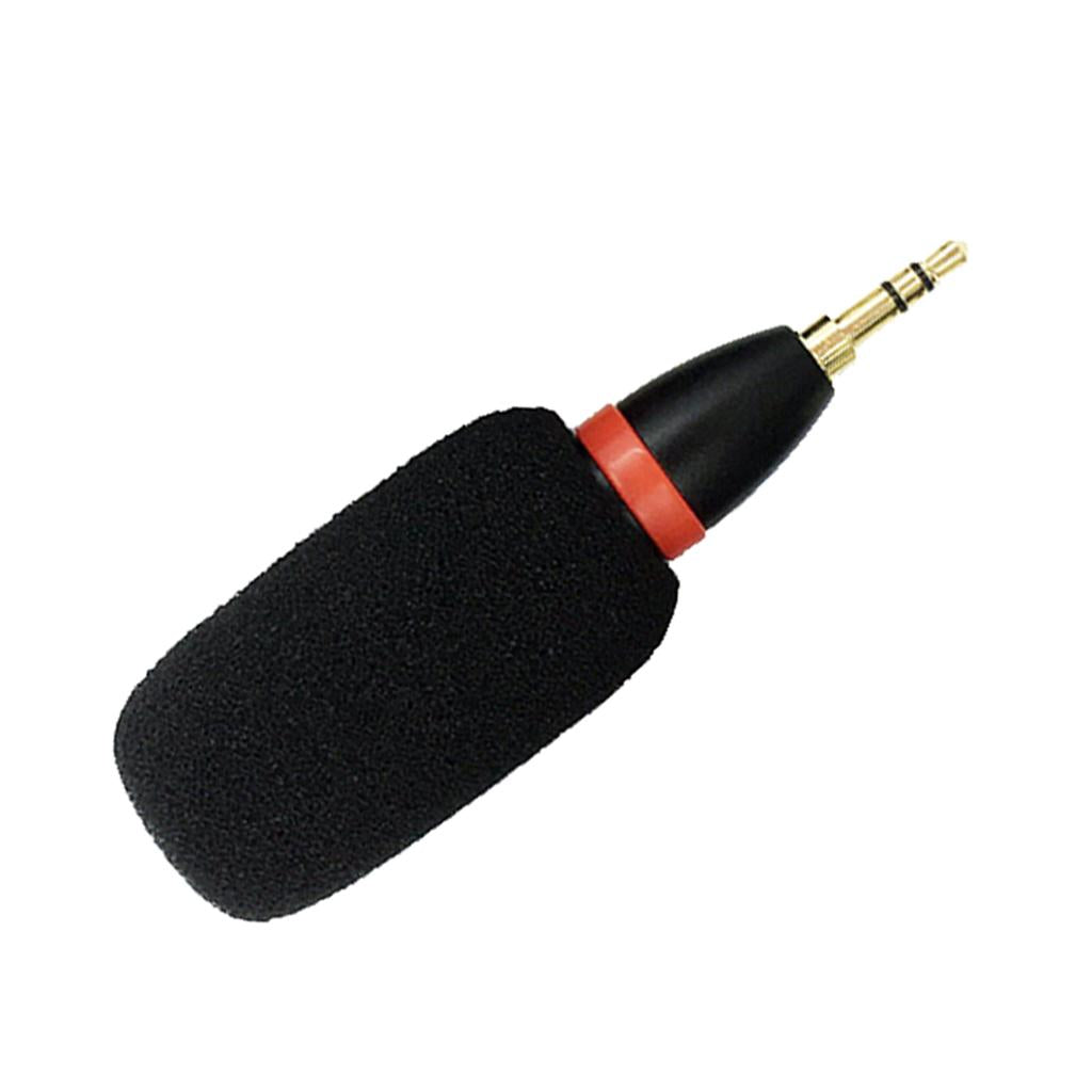 Durable Mini Condenser Microphone Mic 3.5mm Dual Channel