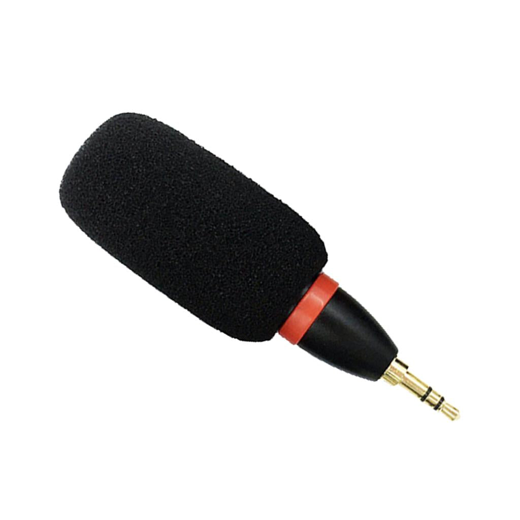 Durable Mini Condenser Microphone Mic 3.5mm Dual Channel