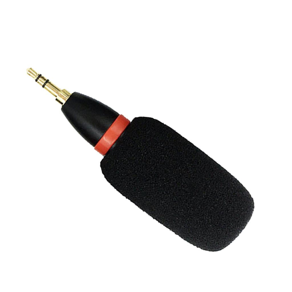Durable Mini Condenser Microphone Mic 3.5mm Dual Channel