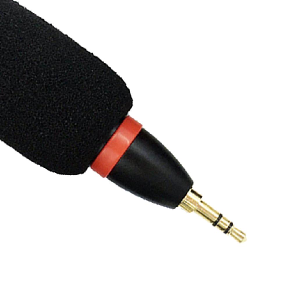 Durable Mini Condenser Microphone Mic 3.5mm Dual Channel