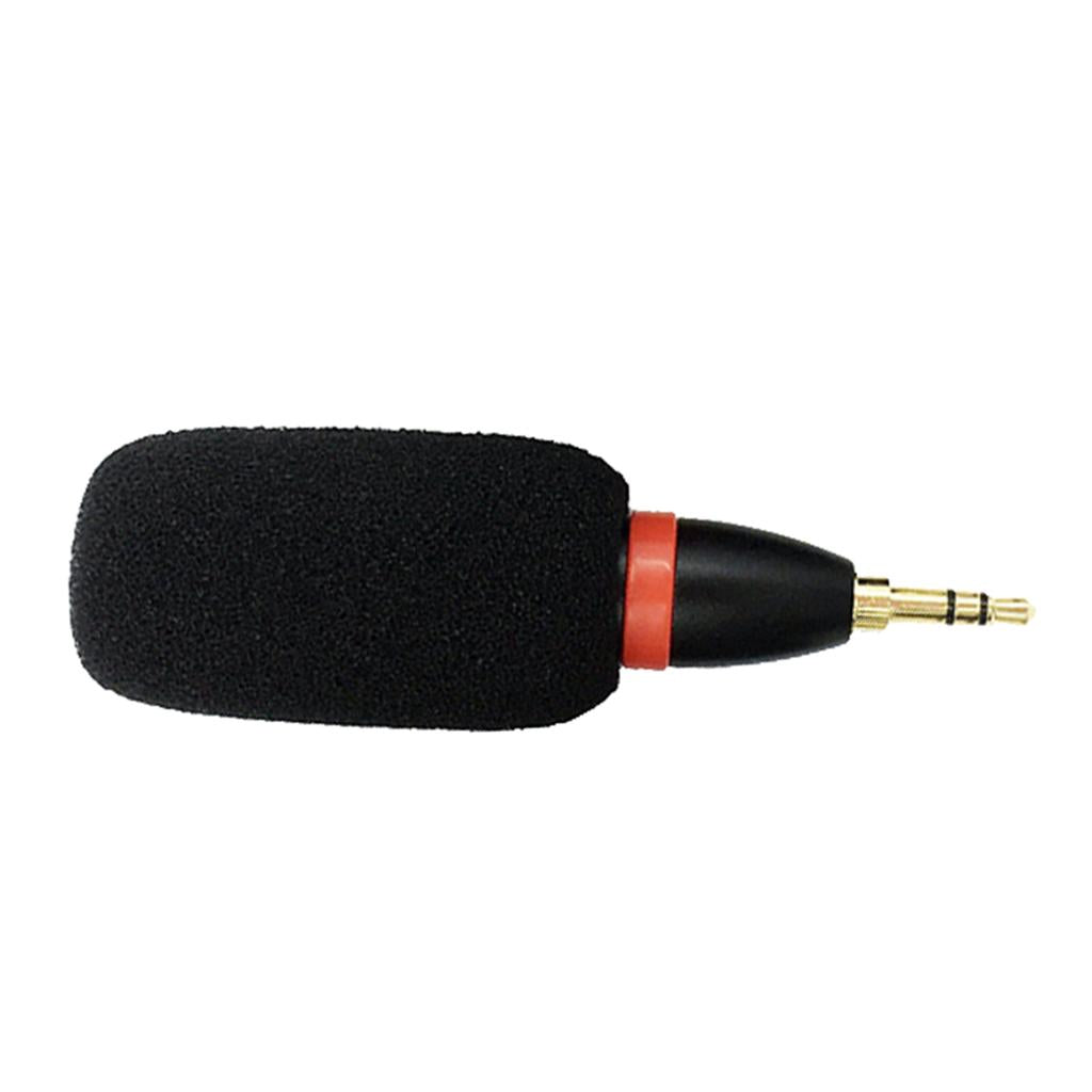 Durable Mini Condenser Microphone Mic 3.5mm Dual Channel
