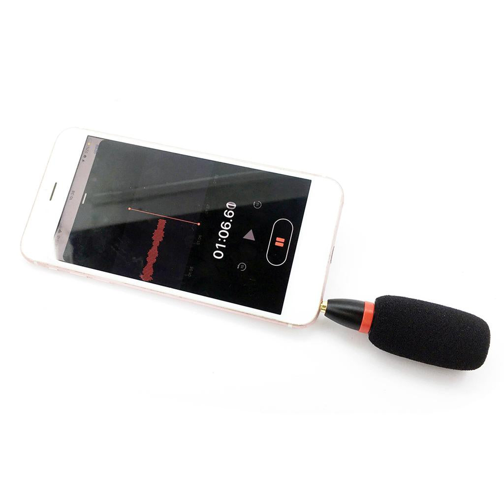 Durable Mini Condenser Microphone Mic 3.5mm Mono