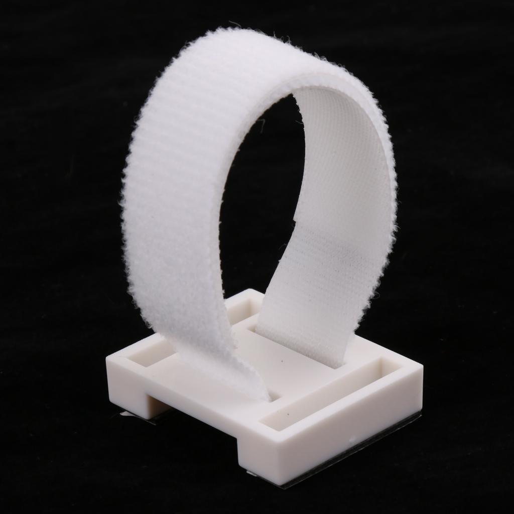 5 Pieces Microphone Clip Holder Support for Wired Wireless Mic Parts White