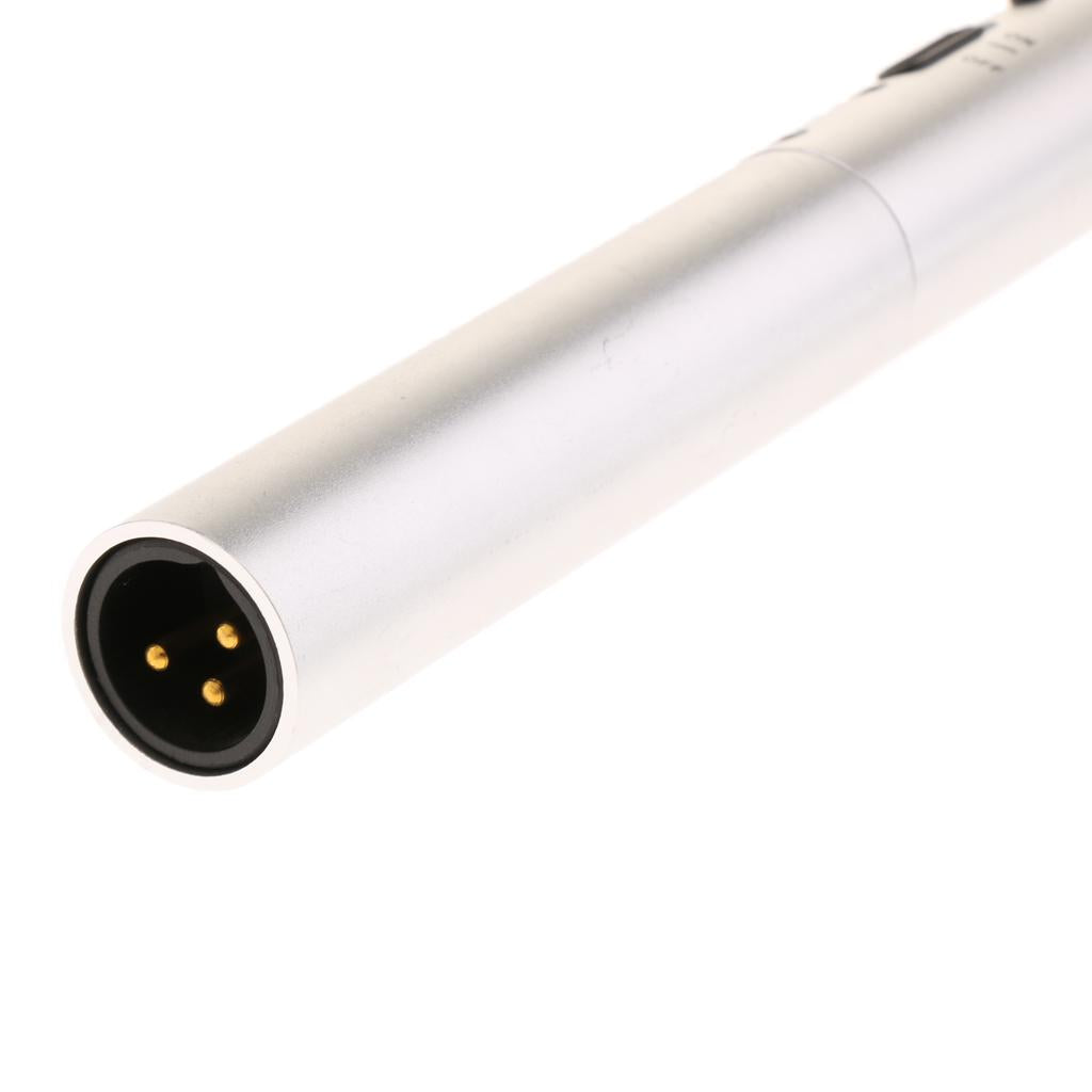 Durable Handheld Cardioid Condenser Microphone Mic High Sensibility for Film Journalism Conference Interview