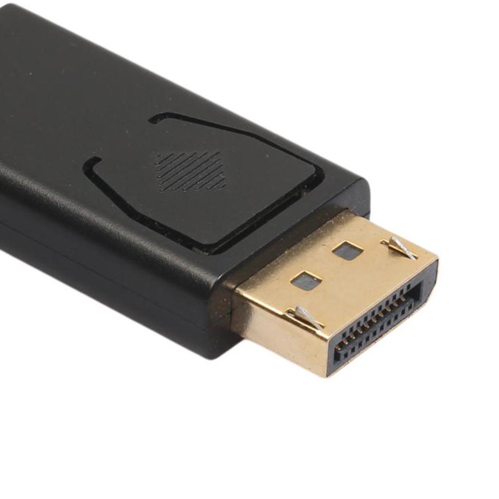 DP to HDMI Converter 1080P DisplayPort Male to HDMI Female Adapter