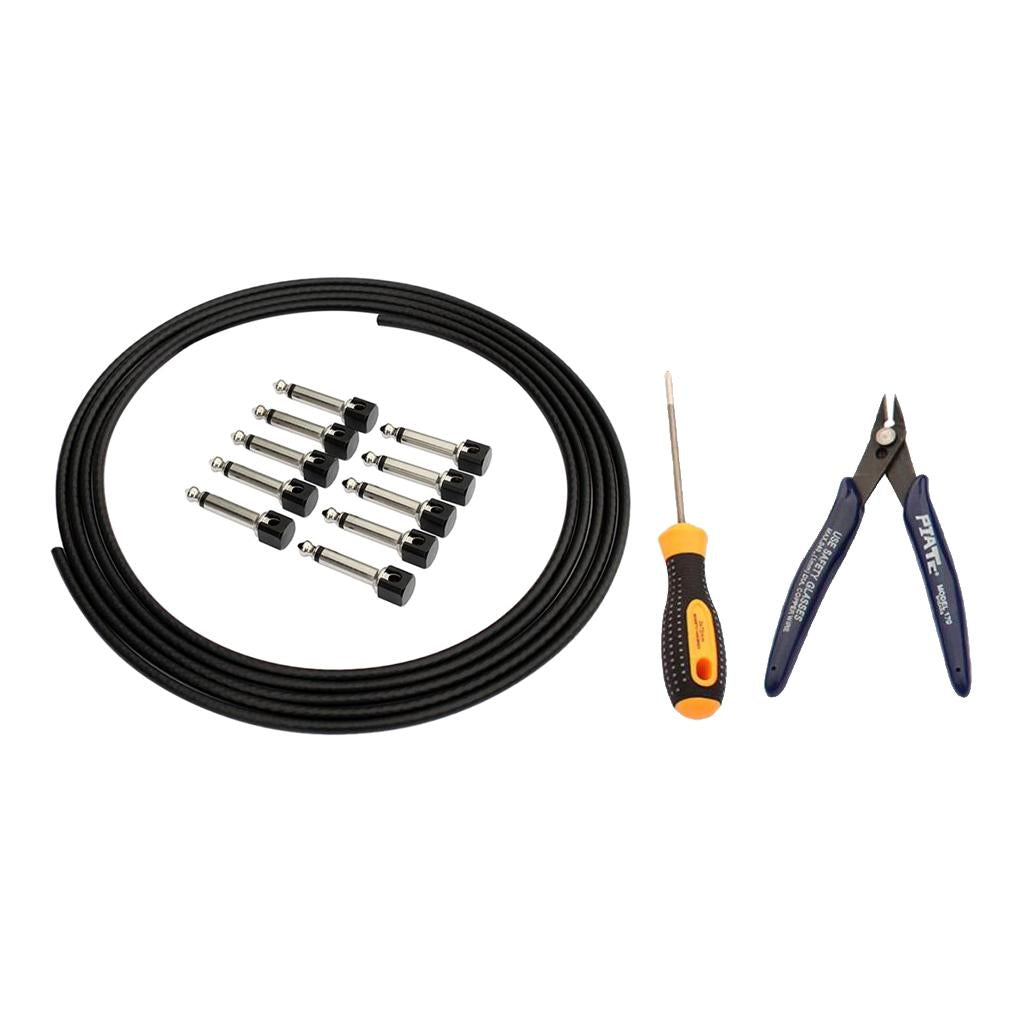 1 Set DIY Guitar Effect Pedal Cable Wire Assembly Kits