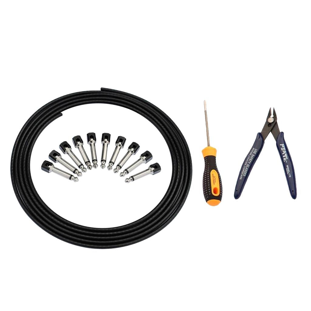 1 Set DIY Guitar Effect Pedal Cable Wire Assembly Kits
