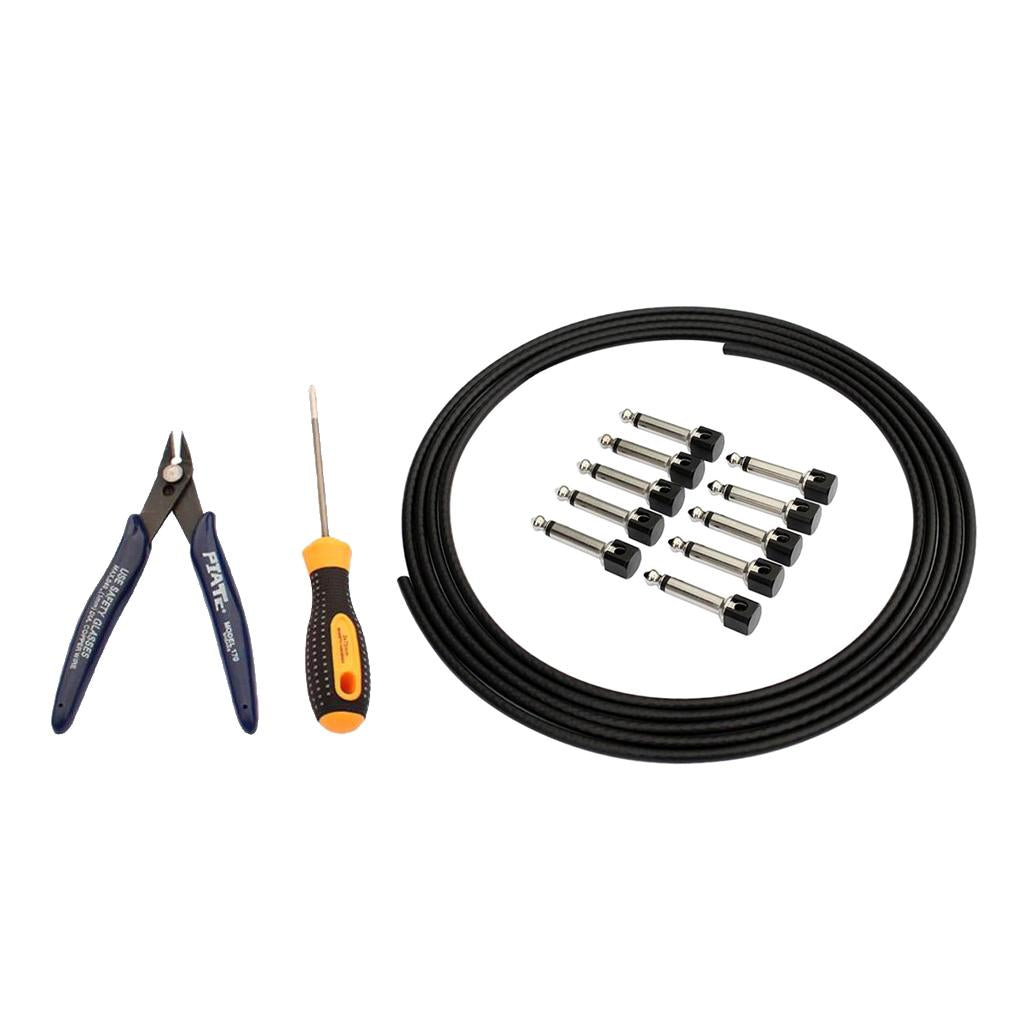 1 Set DIY Guitar Effect Pedal Cable Wire Assembly Kits