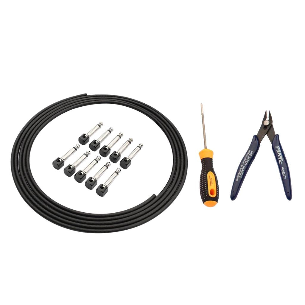1 Set DIY Guitar Effect Pedal Cable Wire Assembly Kits