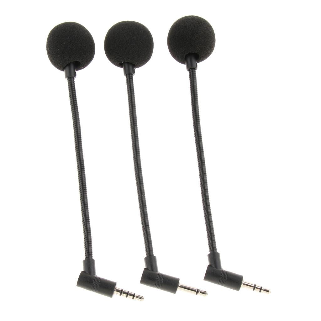 1 Piece Mini Lapel Clip Microphone For PC Cell Phone Pad Black 3.5mm Mono