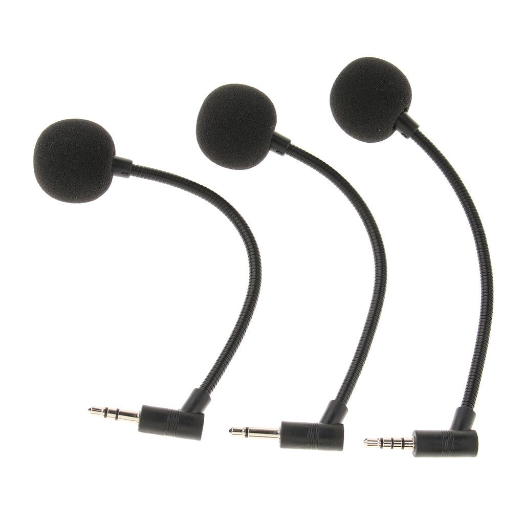 1 Piece Mini Lapel Clip Microphone For PC Cell Phone Pad Black 3.5mm Mono