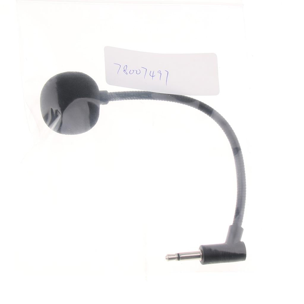 1 Piece Mini Lapel Clip Microphone For PC Cell Phone Pad Black 3.5mm Mono