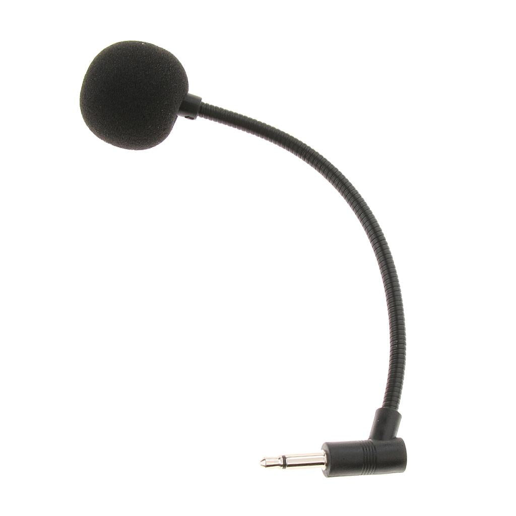 1 Piece Mini Lapel Clip Microphone For PC Cell Phone Pad Black 3.5mm Mono