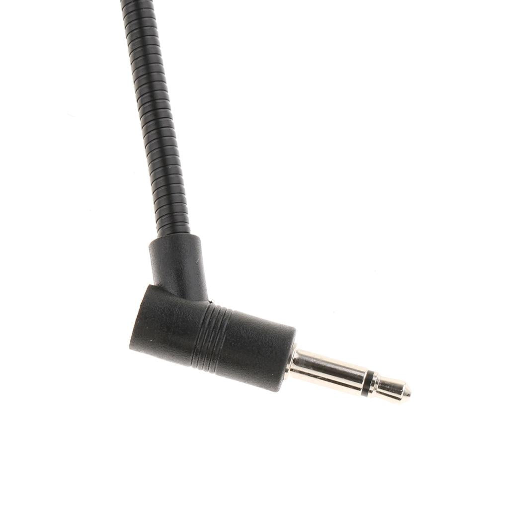 1 Piece Mini Lapel Clip Microphone For PC Cell Phone Pad Black 3.5mm Mono