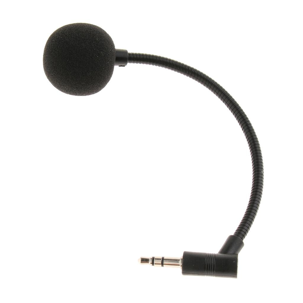 1 Piece Mini Lapel Clip Microphone For PC Cell Phone Pad Black 3.5mm Stereo