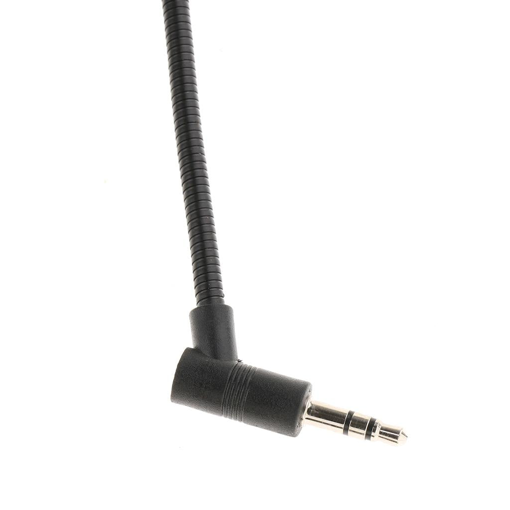 1 Piece Mini Lapel Clip Microphone For PC Cell Phone Pad Black 3.5mm Stereo