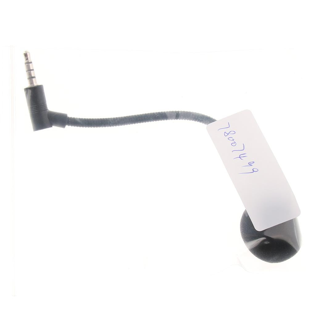 1 Piece Mini Lapel Clip Microphone For PC Cell Phone Pad Black 3.5mm