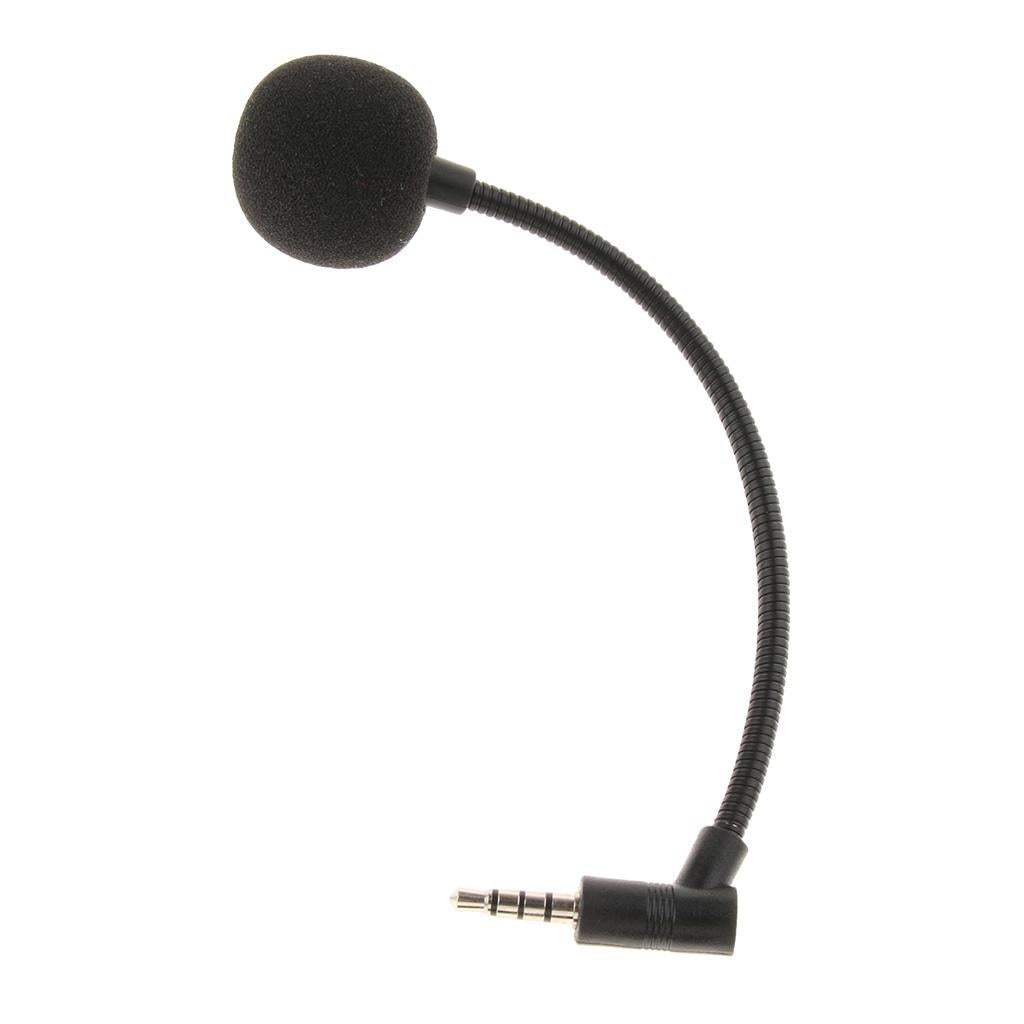 1 Piece Mini Lapel Clip Microphone For PC Cell Phone Pad Black 3.5mm