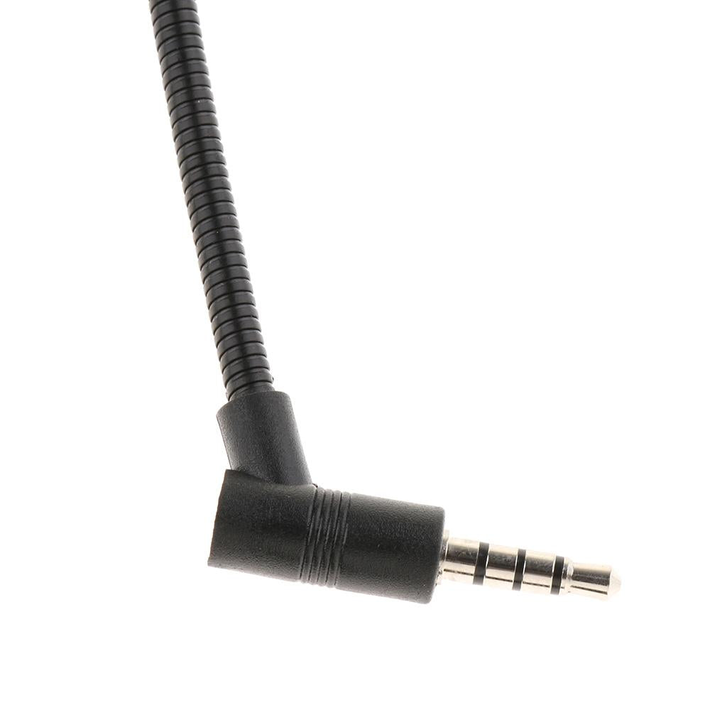 1 Piece Mini Lapel Clip Microphone For PC Cell Phone Pad Black 3.5mm