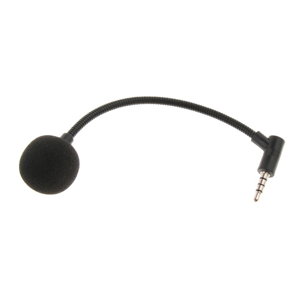 1 Piece Mini Lapel Clip Microphone For PC Cell Phone Pad Black 3.5mm