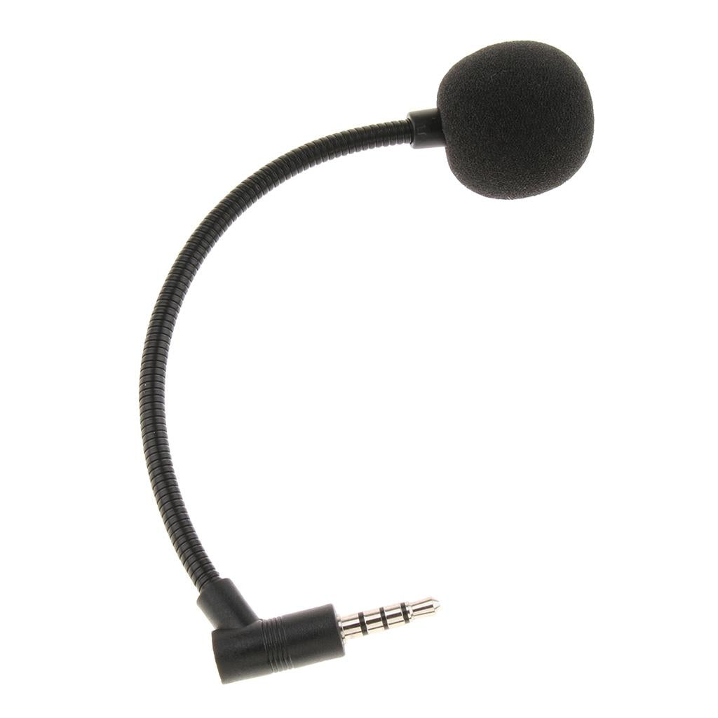 1 Piece Mini Lapel Clip Microphone For PC Cell Phone Pad Black 3.5mm
