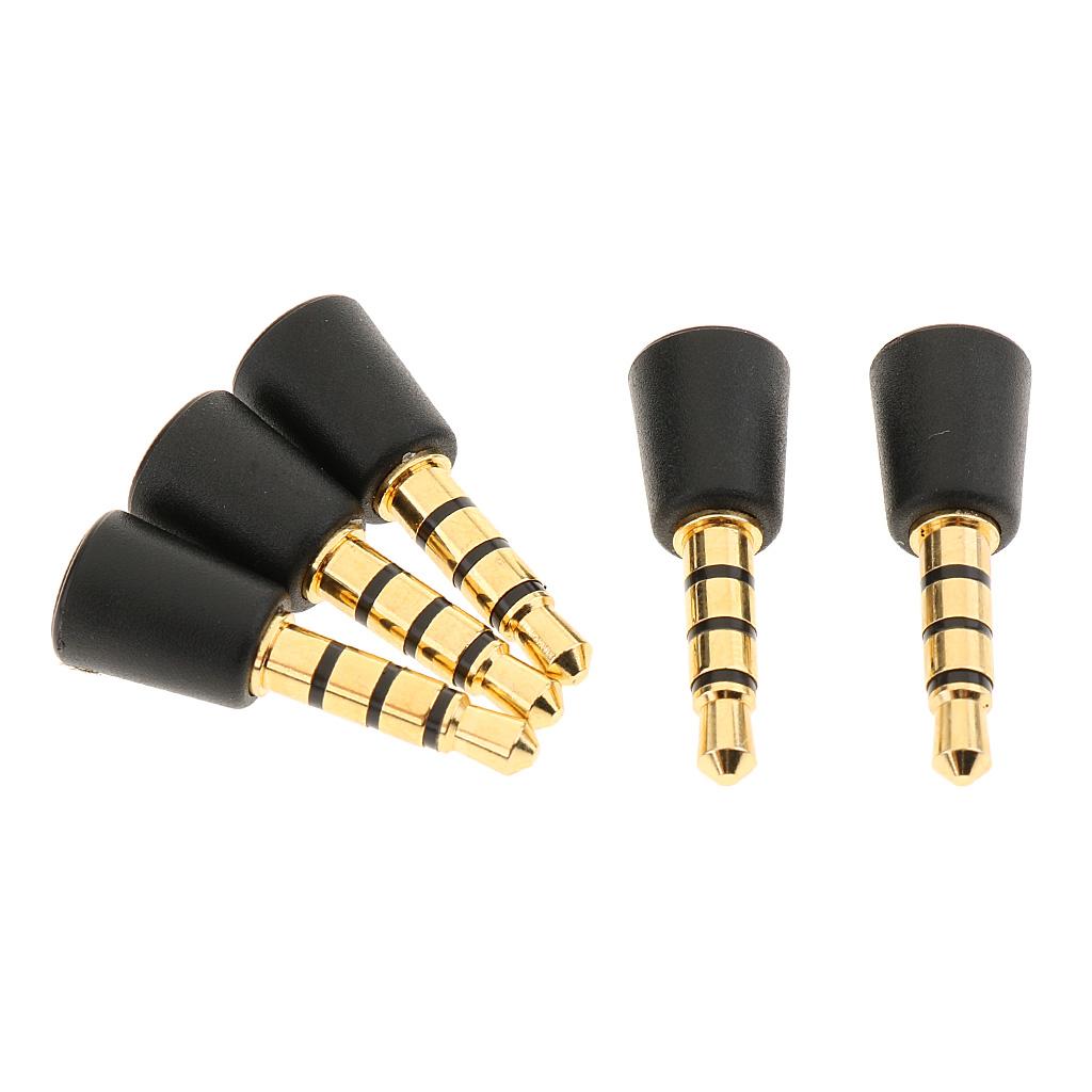 5pcs Mini 3.5mm Jack Plug Microphone Omni-directional Mic for Mobile Phone Recording Karaoke Singing