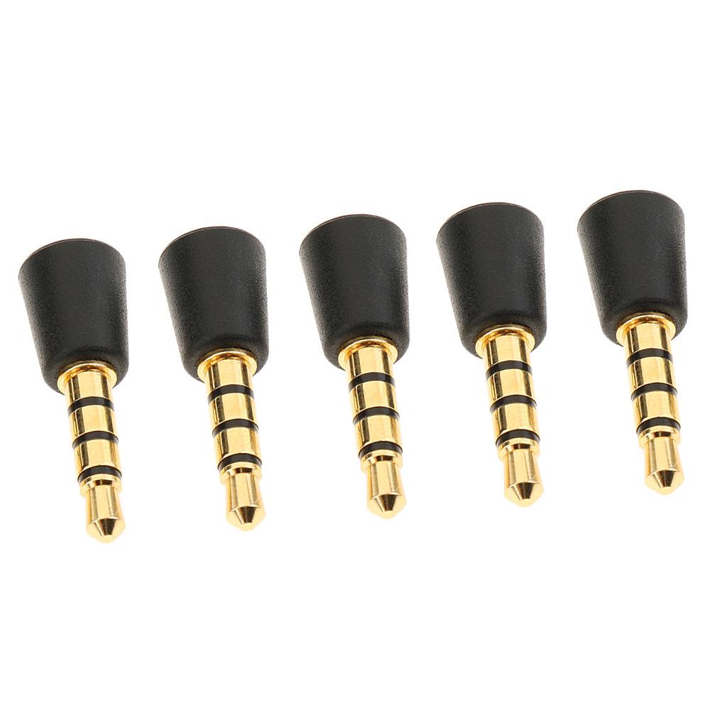 5pcs Mini 3.5mm Jack Plug Microphone Omni-directional Mic for Mobile Phone Recording Karaoke Singing